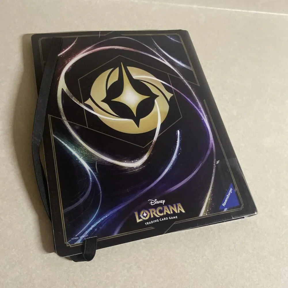 Disney Lorcana Trading Card Game portfolio binder by Ravensburger Empty